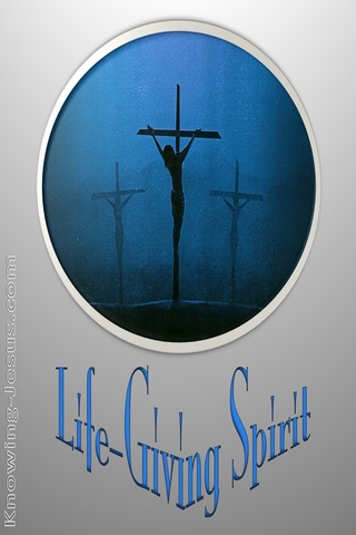 1 Corinthians 15:45 Life Giving Spirit (blue)